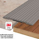 Cinch Seam Cover, Satin Silver - 3/32" x 1 9/32" x 3'