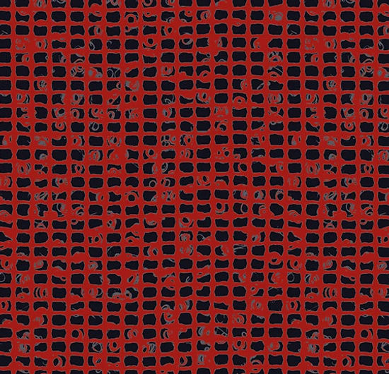 Flotex en rouleau par Tibor Mosaic Tomato 79" x 98.4'
