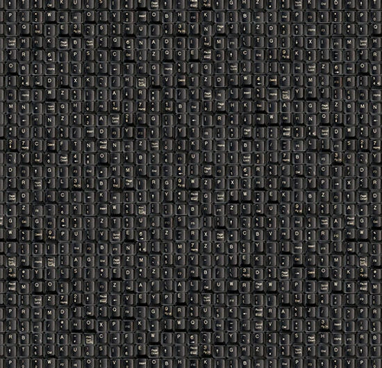 Flotex Roll Vision Keyboard Black 79" x 98.4'