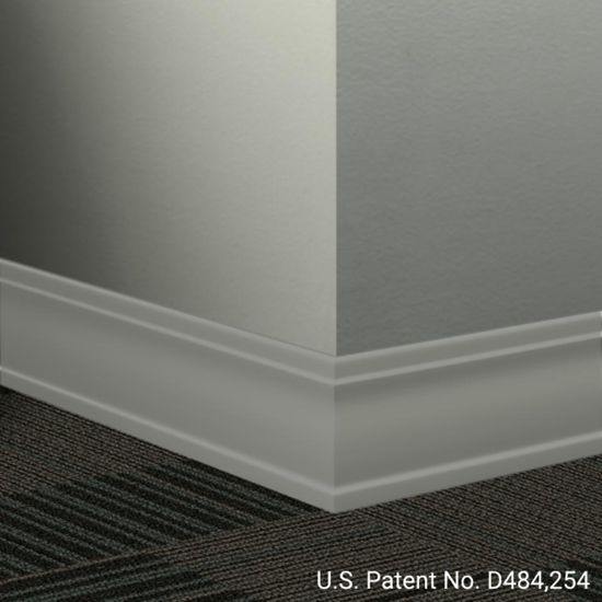 Millwork Contoured Wall Base Rubber Outline #282 Vaporize 3-1/2" x 8' (Pack of 10)