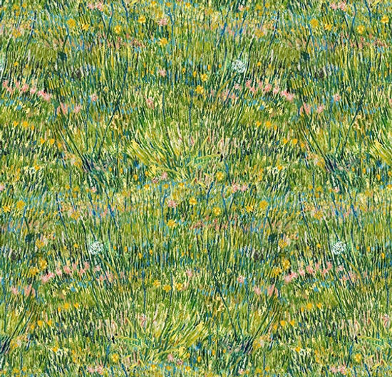 Flotex Roll Vision Van Gogh Patch of Grass 79" x 98.4'