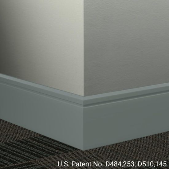 Millwork Contoured Wall Base Rubber Reveal #TG6 Mink 8" x 8' (Pack of 4)