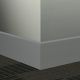 Plinthe Millwork profilée en caoutchouc Mandalay #VL4 Cool Metal 4-1/2" x 8' (paquet de 5)