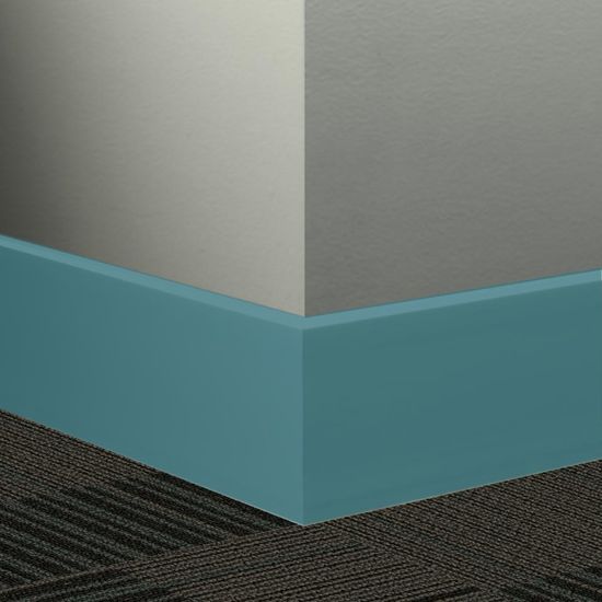 Millwork Contoured Wall Base Rubber Mandalay #VM5 Dream Teal 2-1/2" x 8' (Pack of 5)