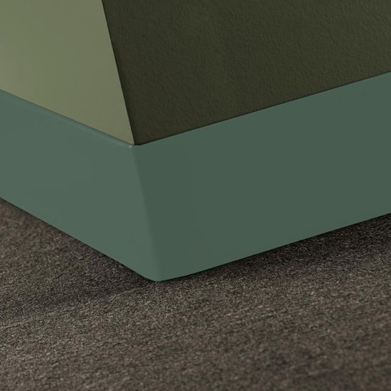 Rubber Wall Base TightLock Carpet #VN4 Green Vista 3-1/4" x 75'
