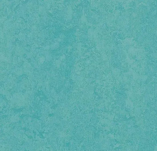 Rouleau de marmoléum Fresco Turquoise 6.58' - 2.5 mm (vendu en vg²)