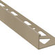 Moulure décorative pour bordure de céramique Pro-Coat aluminium à revêtement en poudre Titane mat - (16 mm) 5/8" x 8'