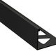Tile Edge Trim Pro-Coat Powder Coated Aluminum Matte Black - (19 mm) 3/4" x 8'