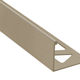 Tile Edge Trim Pro-Coat Powder Coated Aluminum Matte Titanium - (19 mm) 3/4" x 8'
