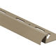 Round Tile Edge Trim Pro-Coat Powder Coated Aluminum Matte Titanium - (10 mm) 3/8" x 8'