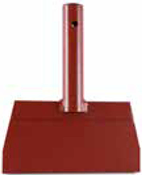 Manual Floor Scraper Ginetto Steel Red 8"