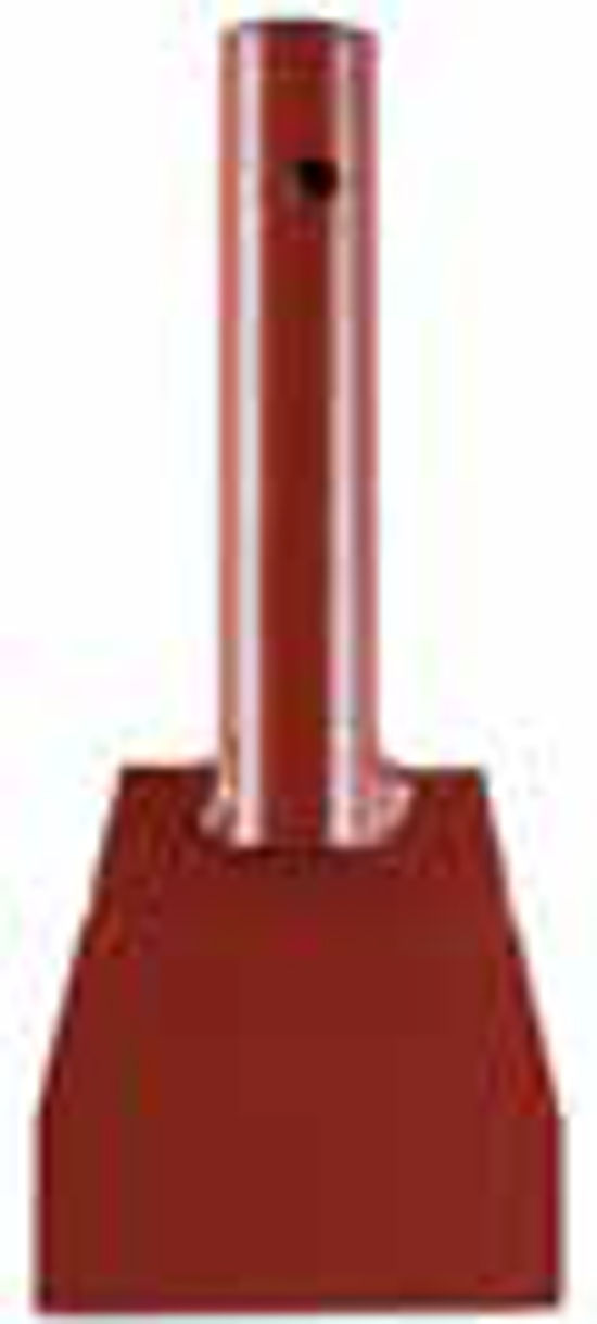 Manual Floor Scraper Ginetto Steel Red 4"