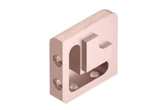 JOLLY Outside Corner 90° Anodized Aluminum Brushed Copper 1/2" (12.5 mm)