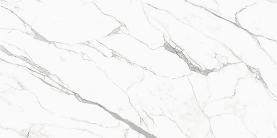 Tuiles plancher Ultra Marmi Bianco Statuario Lucidato Shiny 60" x 120"