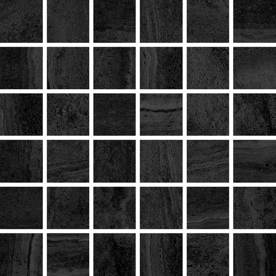 Floor Tiles Reverso Black Natural 12" x 12"
