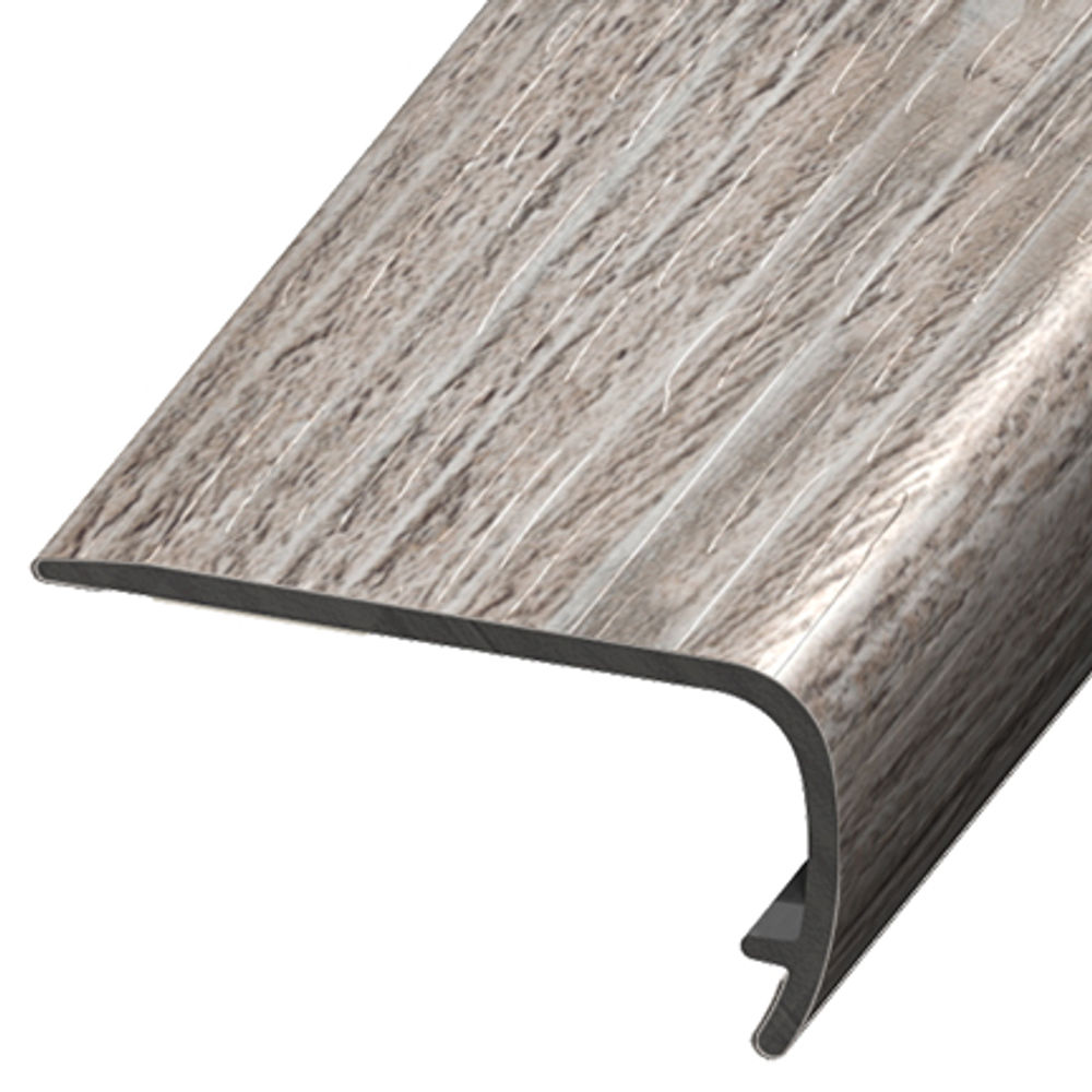 Versatrim VersaEdge Standard Stair Nose Aluminum 3473 Boulder Oak 1" x