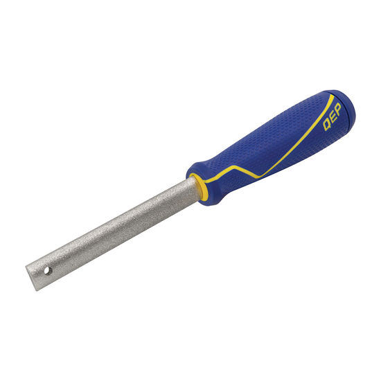 Diamond Grit File 12-3/4" with with Co-molded Plastic Handle