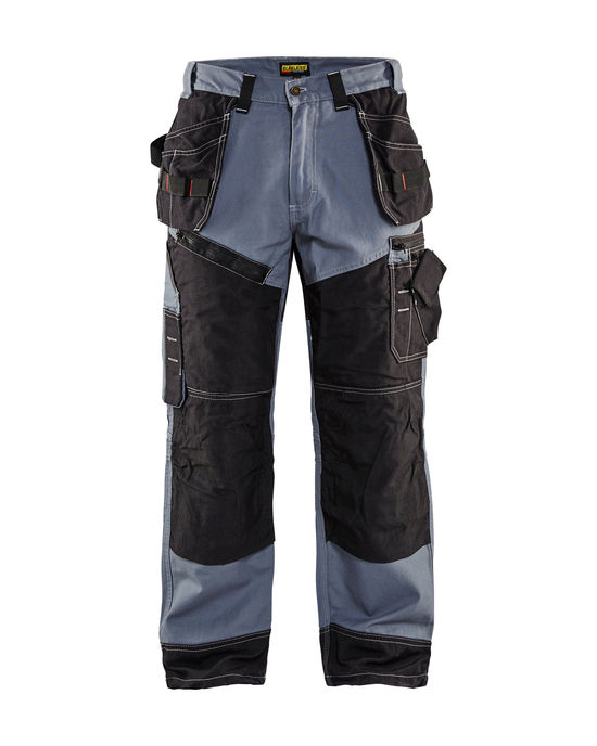 Work Pants x 1600 Grey/Black Craftsmen - Size 30/30
