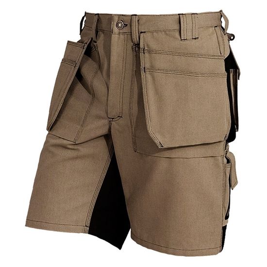 Heavy Worker Shorts W/pockets Khaki - Size 32