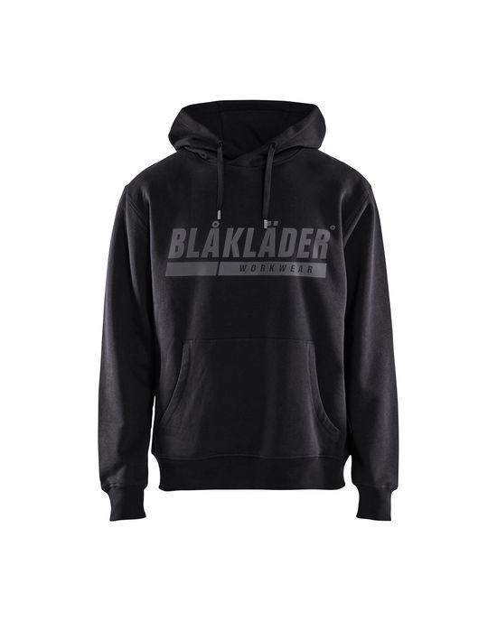 Hooded Sweatshirt With Print Black Profile - Size L
