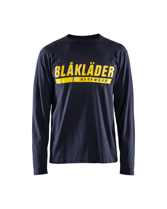 Long Sleeve t-Shirt With Print Navy Blue Profile - Size XL