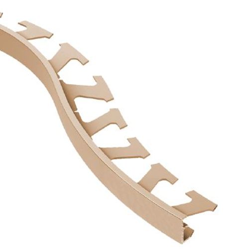 Schluter SCHIENE Wall Radius Tile Edging Trim Aluminum Bahamas 7/16
