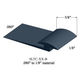Slim Line Transition with Contour Edge SLTC 18 B - 0.080" to 1/8" Material #18 Navy Blue 12'