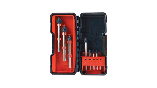 Glass and Tile 8 Piece Drill Bit Set