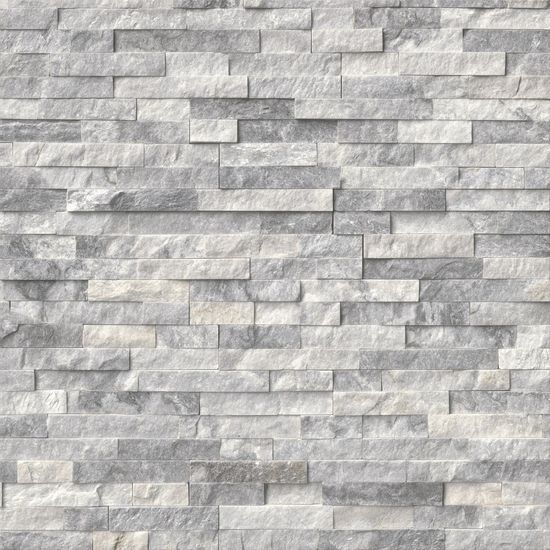 Wall Tiles Alaska Gray-Light Splitface Corner 6" x 12" x 6"