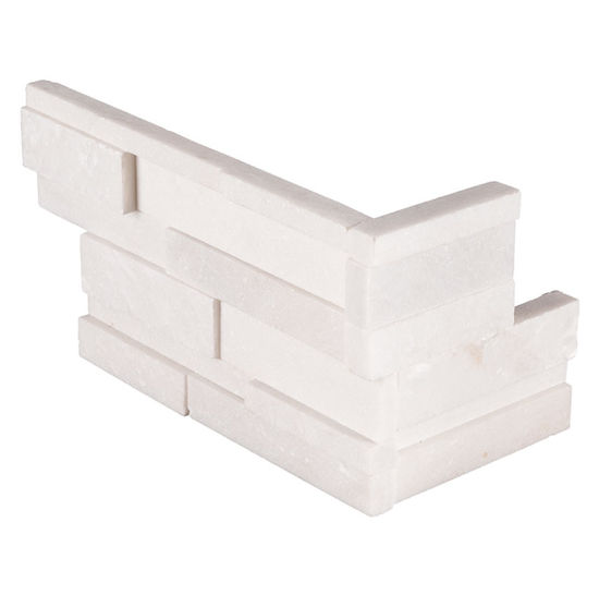 Wall Tiles RockMount Arctic White 3D Honed 6" x 18"