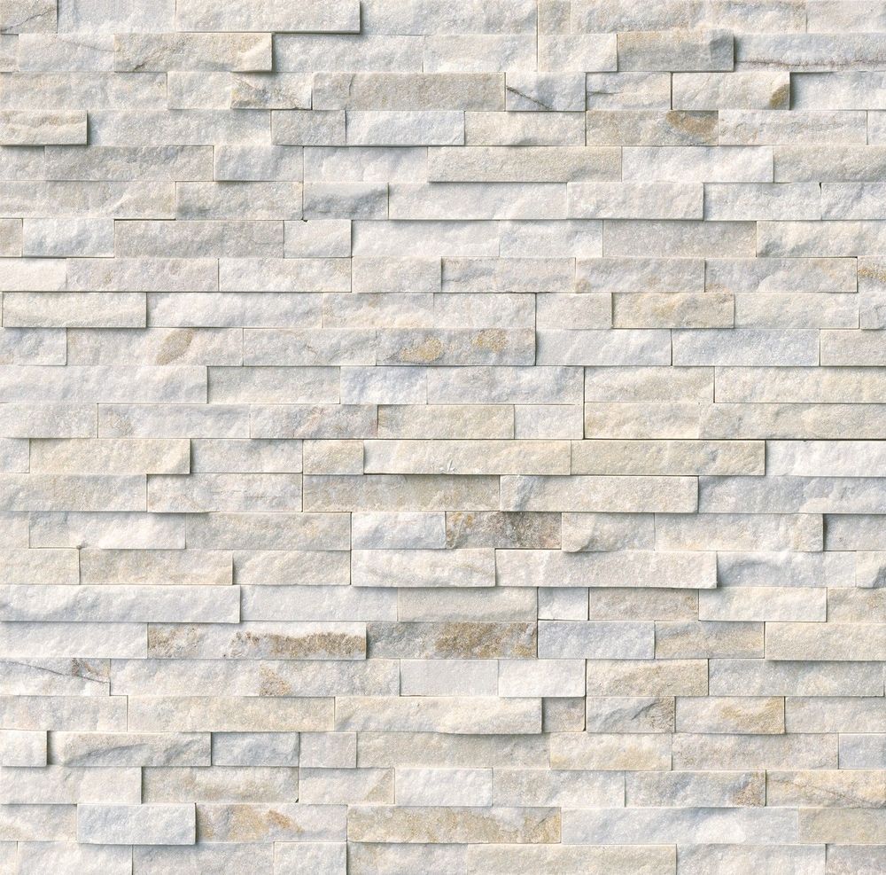 MSI Surfaces Wall Tiles Arctic Golden White-Warm Splitface Corner 6