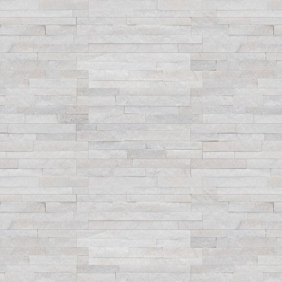 Wall Tiles Arctic White-Cool Splitface 4-1/2" x 16"