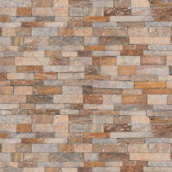 Wall Tiles Canyon Creek Brown Splitface 6" x 24"