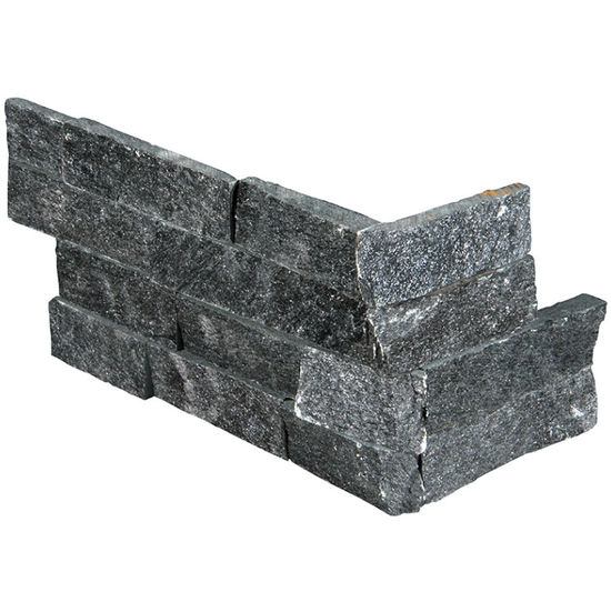 Wall Tiles RockMount Coal Canyon Splitface Corner 6" x 18"