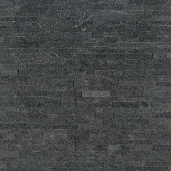 Wall Tiles Coal Canyon Black Splitface 6" x 24"