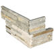 Wall Tiles RockMount Golden Honey Splitface Corner 6" x 18"