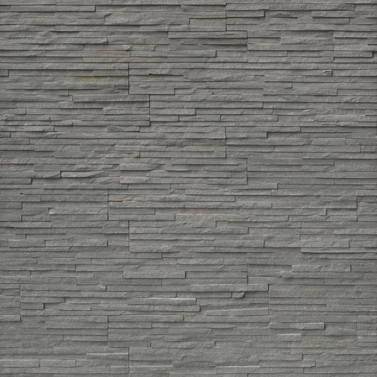 Wall Tiles Charcoal Pencil Black Splitface 6" x 24"