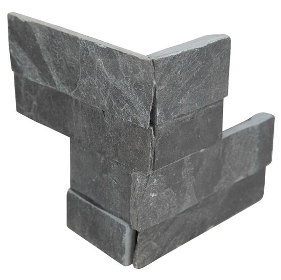 Wall Tiles RockMount Premium Black Mini Splitface 4-1/2" x 16"