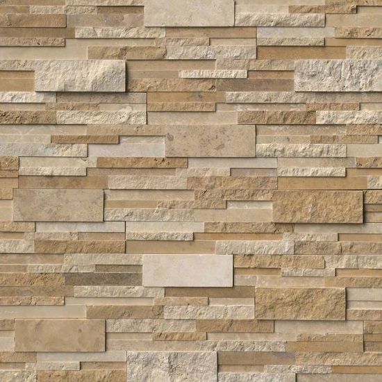 Wall Tiles Casa Blend Beige Multi Finish 6" x 24"