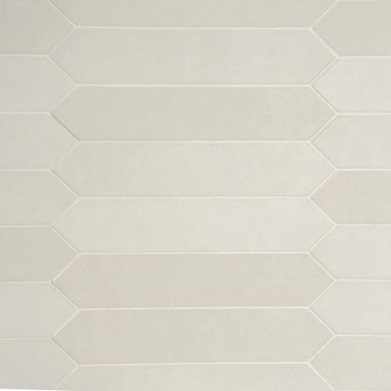 Wall Tiles Renzo Dove White-Cool Glossy 2-1/2" x 13"
