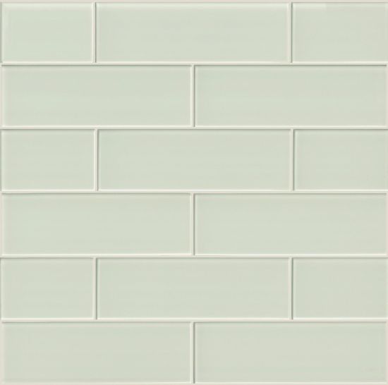 Wall Tiles Arctic Ice White-Cool Glossy 4" x 12"