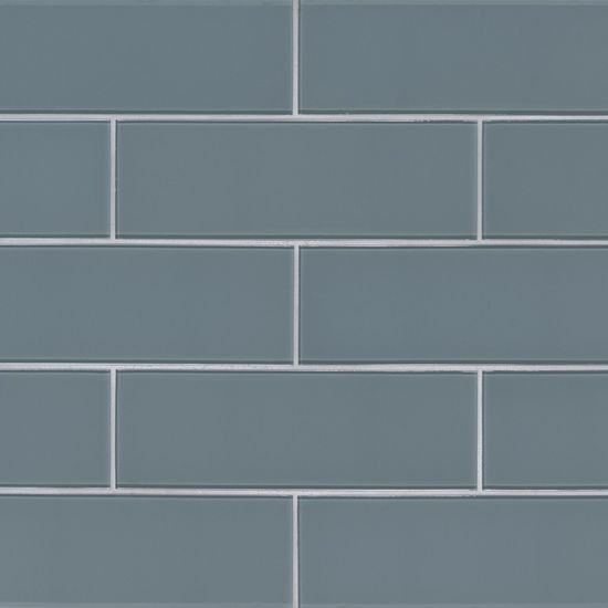 Wall Tiles Harbor Gray-Dark Multi Finish 4" x 12"