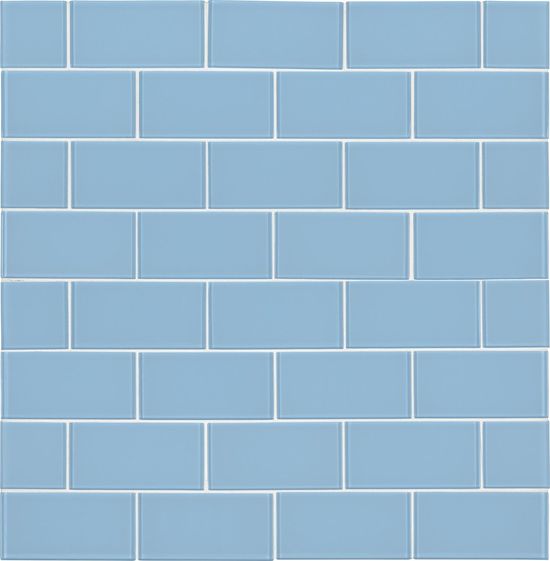 Wall Tiles Royal Azure Blue Glossy 3" x 6"