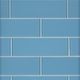 Tuiles murales Royal Azure Bleu Lustré 4" x 12"