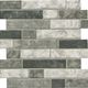 Mosaic Urban Tapestry Gray-Dark Glossy 12" x 12"