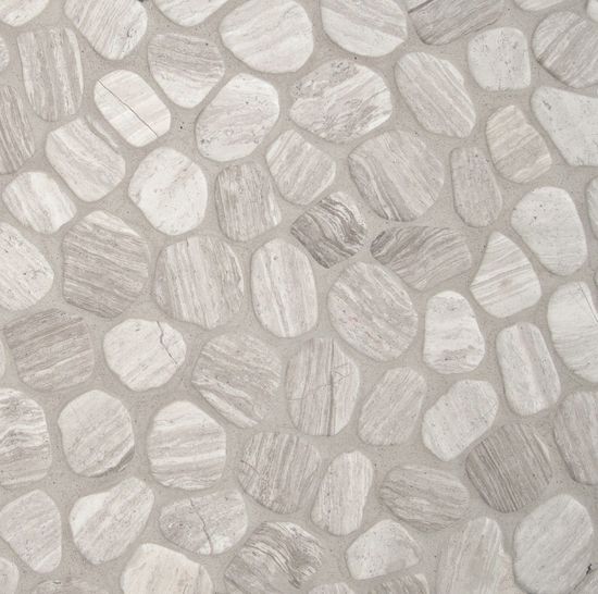 Mosaic White Oak Gray-Light Tumbled 11-1/2" x 12"