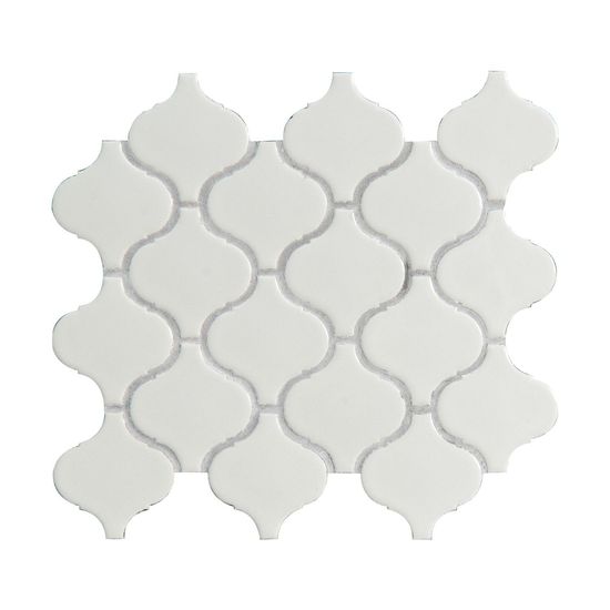 Mosaïque Retro Bianco Blanc-Froid Lustré 11-3/4" x 12-1/4"