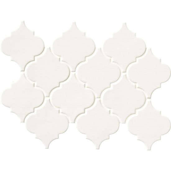 Mosaic Whisper White-Cool Glossy 11" x 15-1/2"