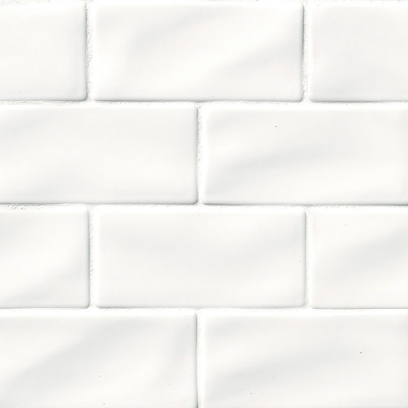 MSI Surfaces Wall Tiles Whisper Handcrafted White-Warm Glossy 3 
