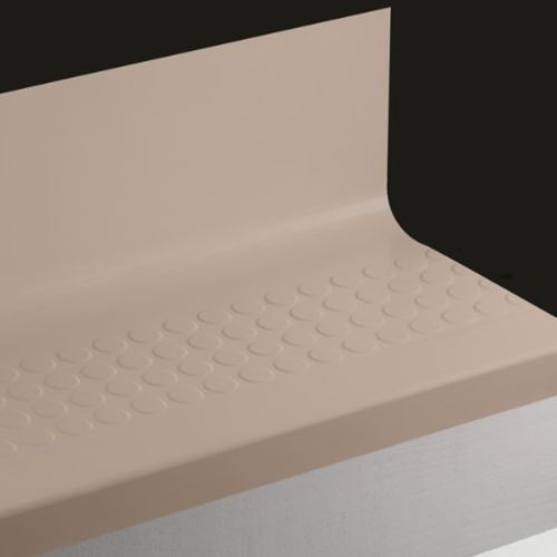 Johnsonite - Angle Fit Rubber Stair Tread with Integrated Riser Raised ...